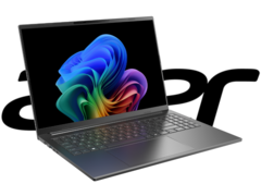 Intel- och AMD-varianterna för de bärbara Aspire 16 AI-datorerna har upp till 16-tums OLED WUXGA+-paneler, medan Qualcomm-varianterna istället väljer LCD WUXGA-skärmar. (Bildkälla: Acer - Redigerad)